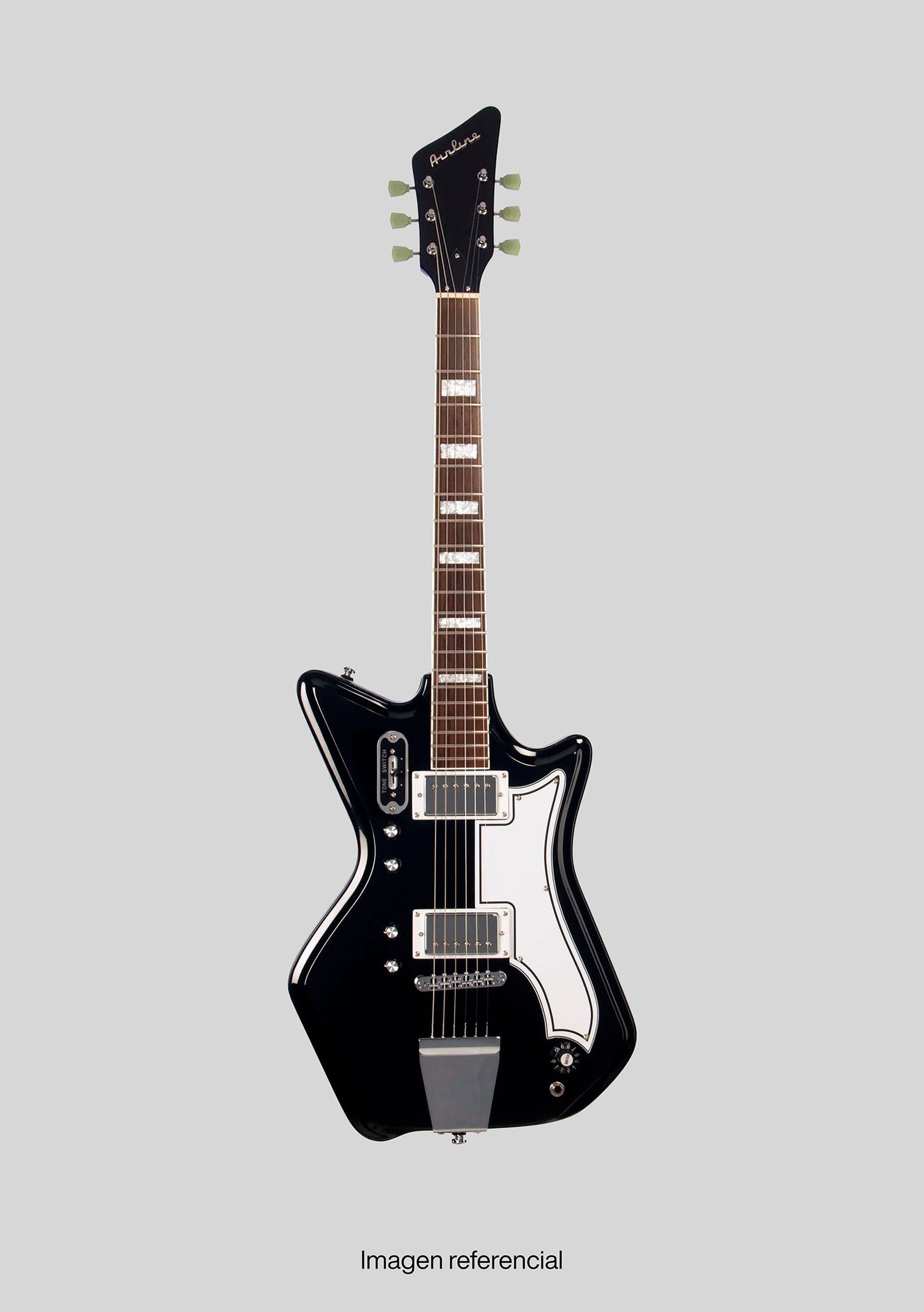 Airline Guitars Jetsons '59 2P Black (incluye funda) - Guitarra eléctrica
