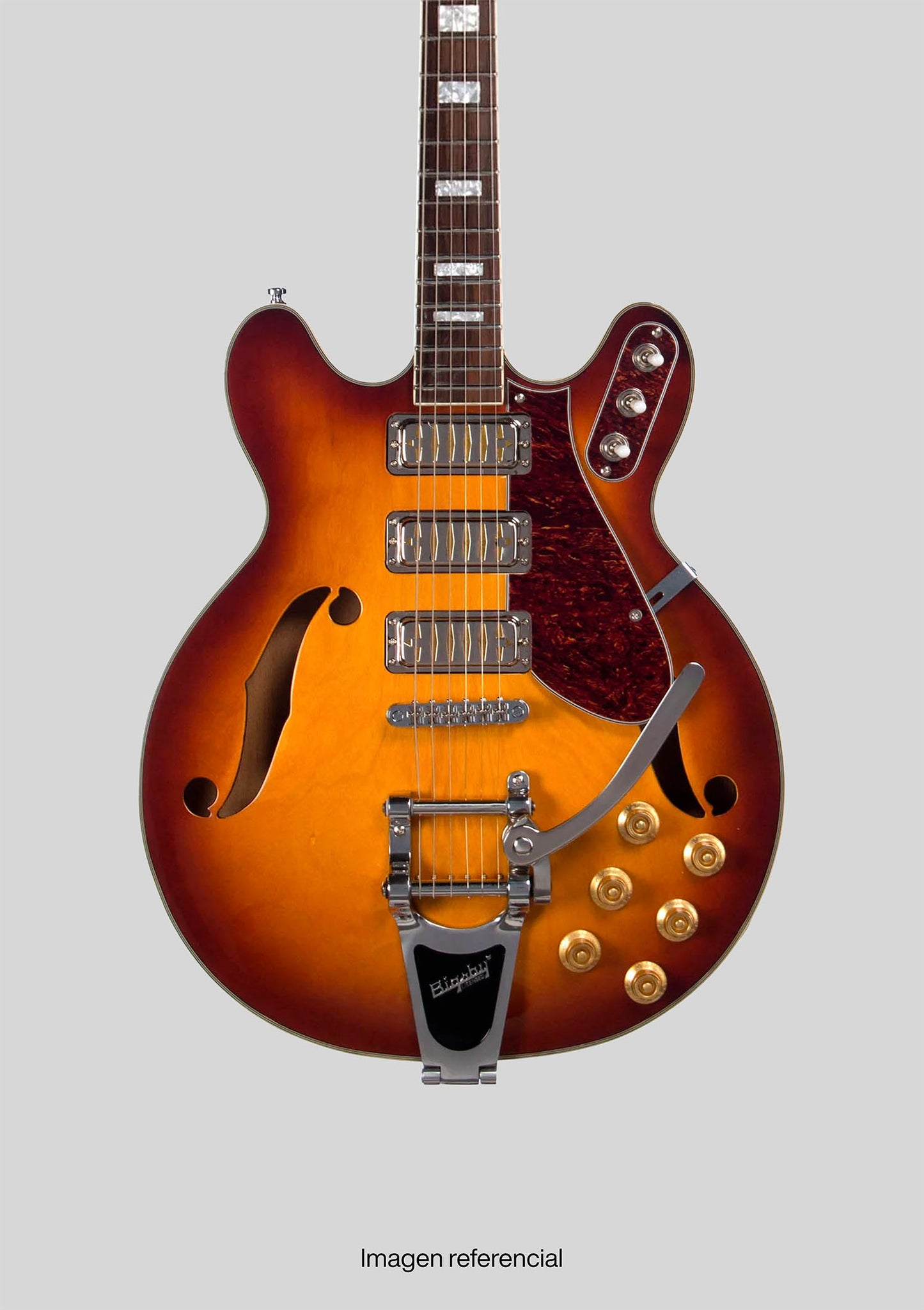 Airline Guitars H78 Honeyburst (incluye funda) - Guitarra eléctrica