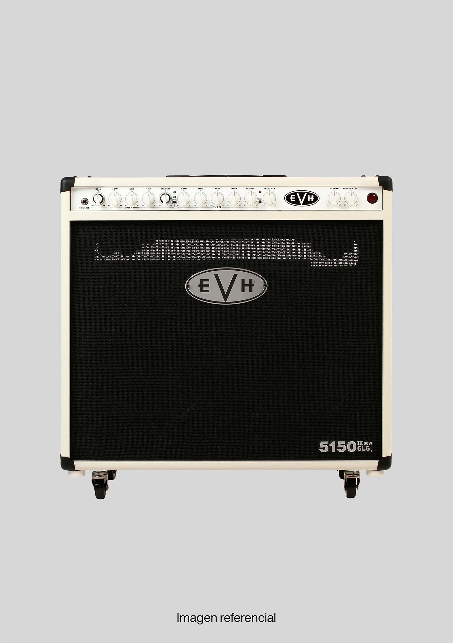 EVH 5150III 2x12 50 watts Tube Combo Ivory Made in USA usado - Amplificador de guitarra eléctrica