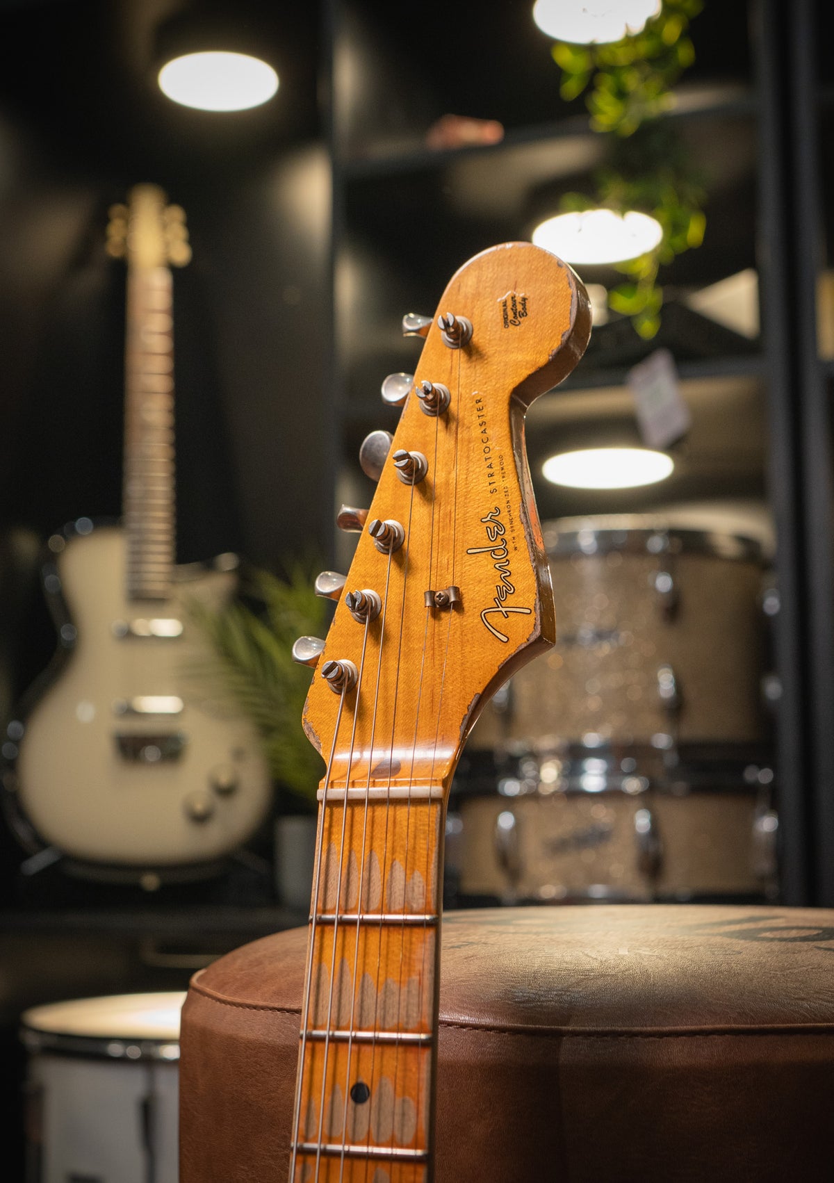 Fender Custom Shop LTD 56 Strat Suphrel Indian Ivory  usada año 2023 (incluye hardcase) - Guitarra eléctrica