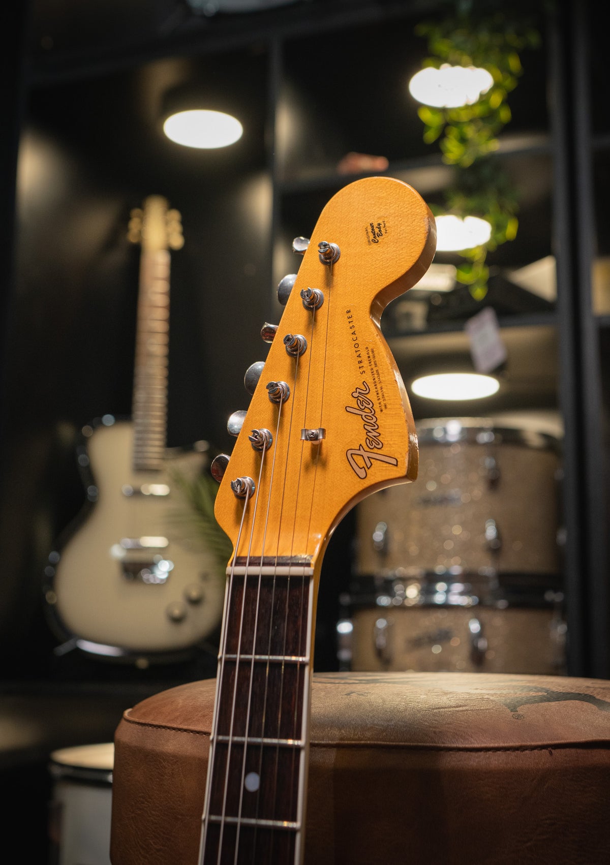 Fender Custom Shop 67 Strat relic Charcoal Frost Metallic usada año 2023 (incluye hardcase) - Guitarra eléctrica