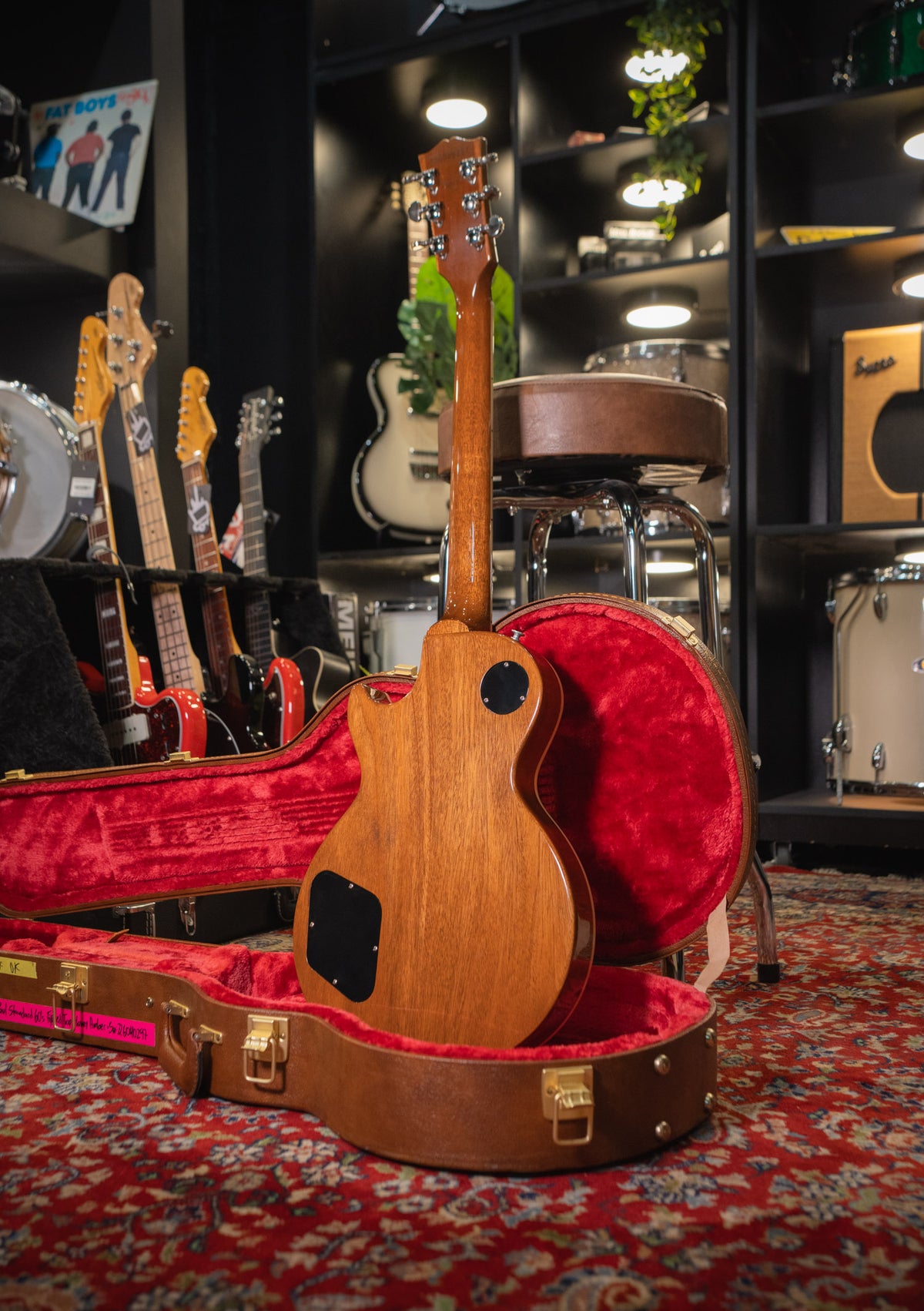 Gibson Les Paul Standard '60s Figured Top Honey Amber usada año 2022 (incluye hardcase) - Guitarra eléctrica
