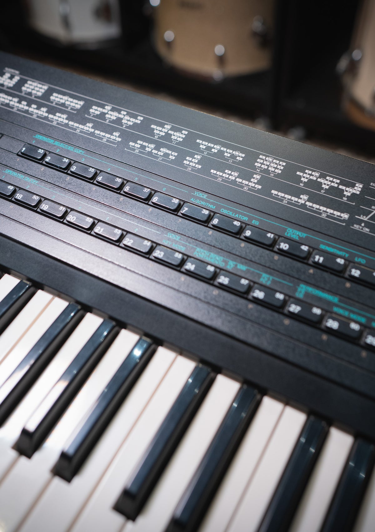 Yamaha DX7 II FD usado año 80s - Sintetizador