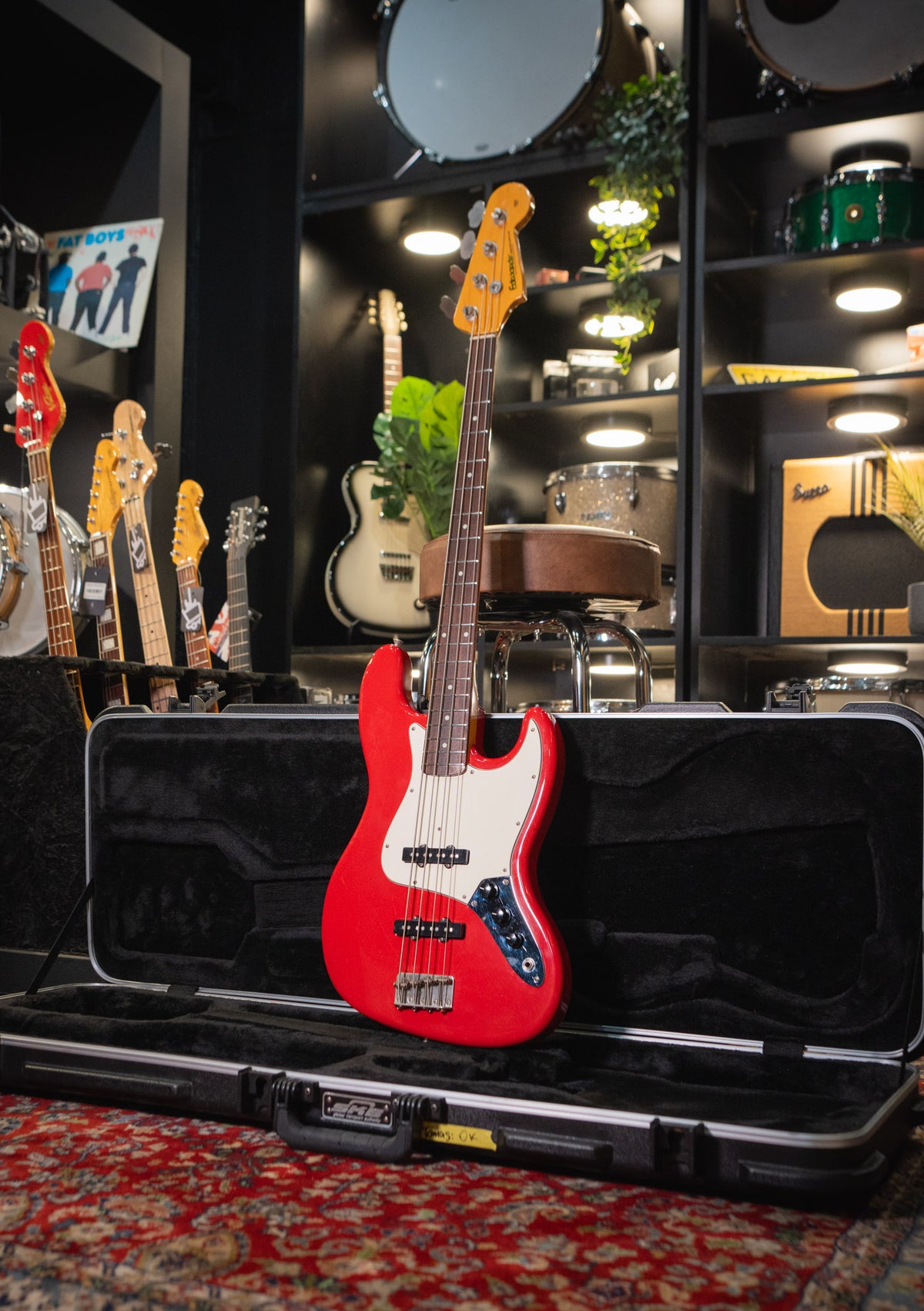 Edwards EJB Torino Red de finales 80's usado (incluye hardcase) - Bajo eléctrico