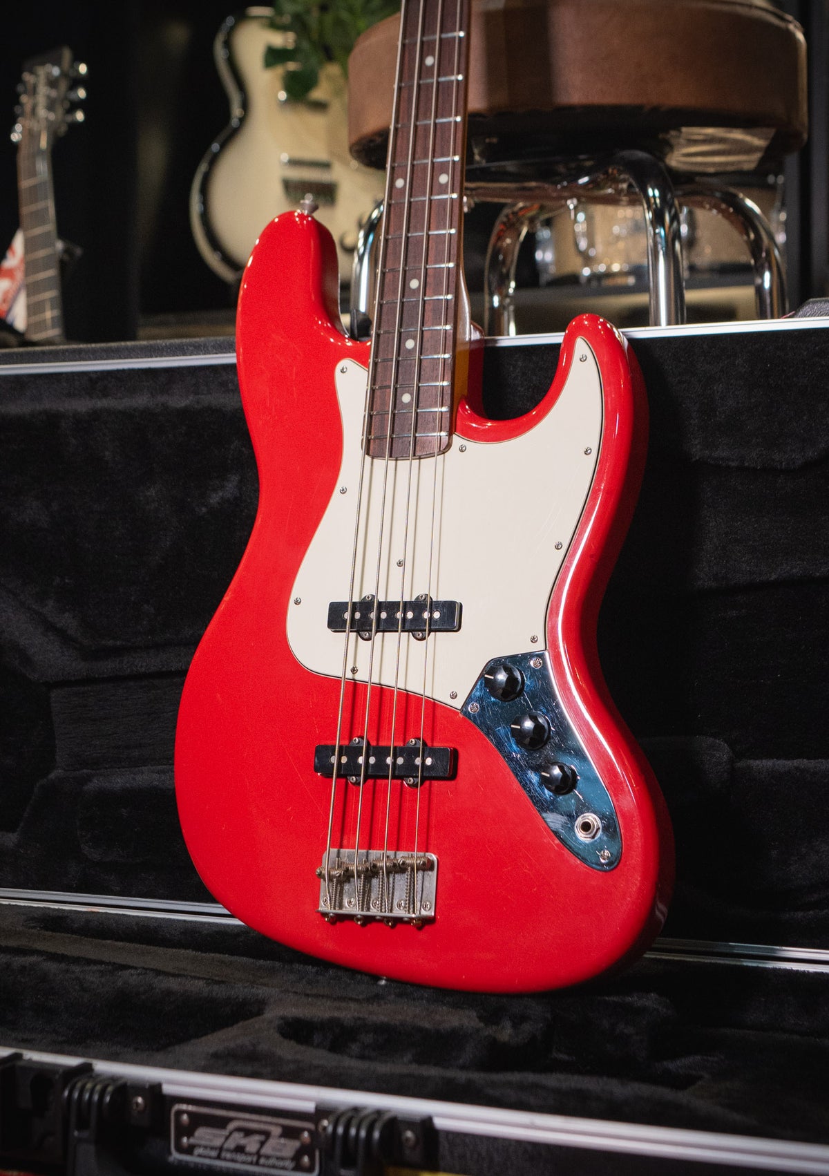 Edwards EJB Torino Red de finales 80's usado (incluye hardcase) - Bajo eléctrico