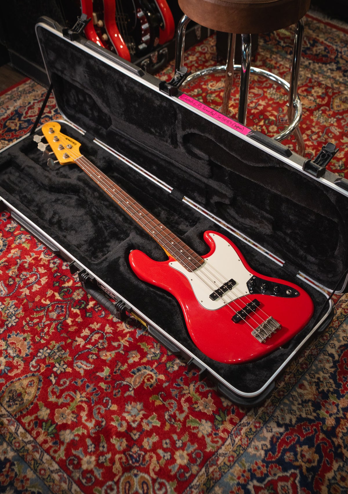 Edwards EJB Torino Red de finales 80's usado (incluye hardcase) - Bajo eléctrico