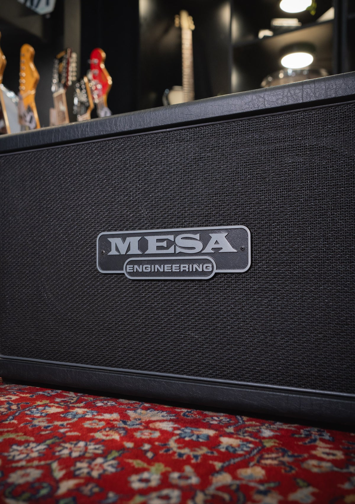 Mesa Boogie Rectifier Horizontal 212 Black Tolex usado (incluye funda) - Gabinete de guitarra