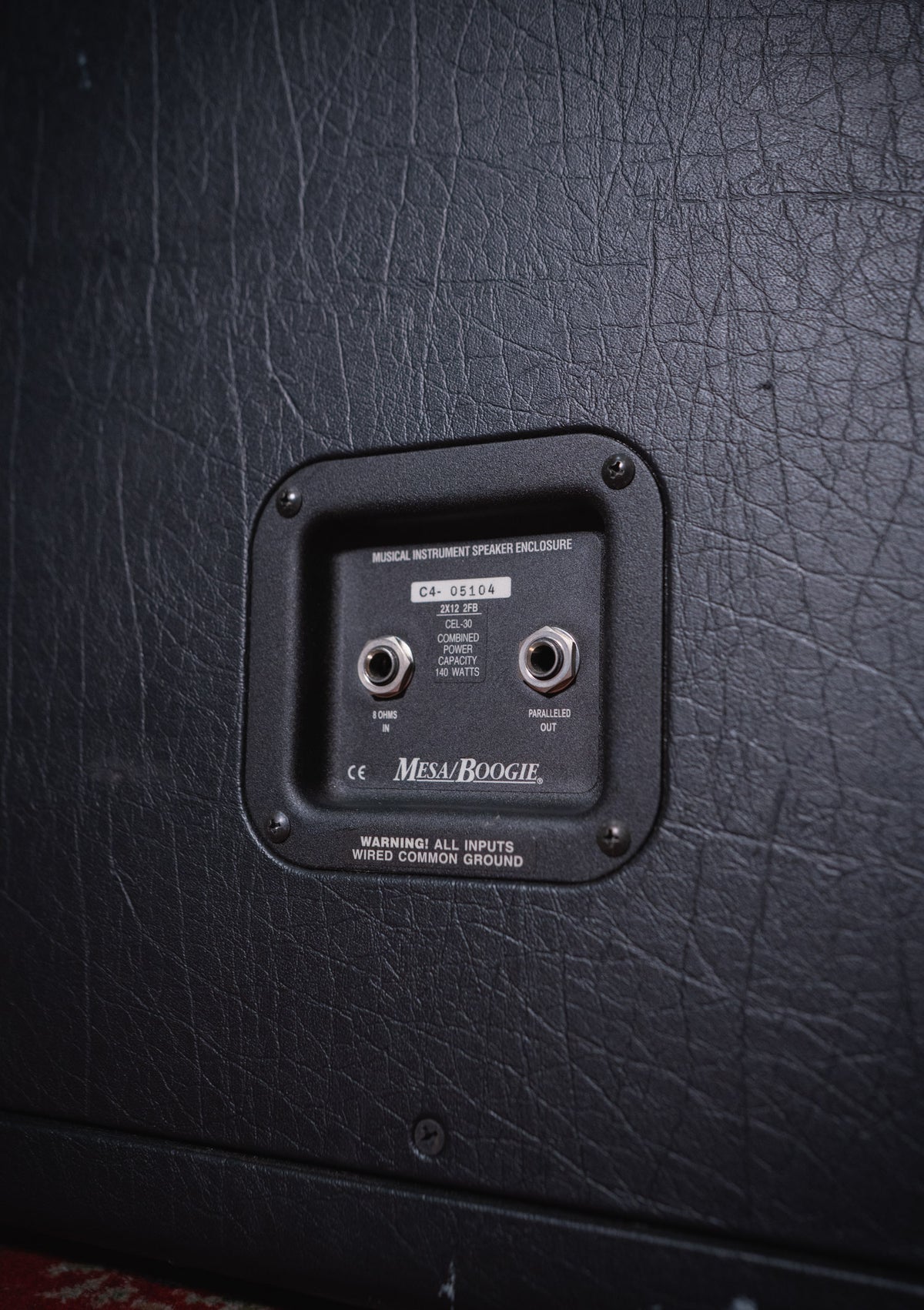 Mesa Boogie Rectifier Horizontal 212 Black Tolex usado (incluye funda) - Gabinete de guitarra