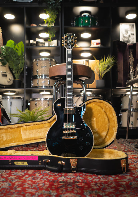 Epiphone Inspired by Gibson Custom Les Paul Ebony semi nuevo año 2024 (incluye hardcase) - Guitarra eléctrica
