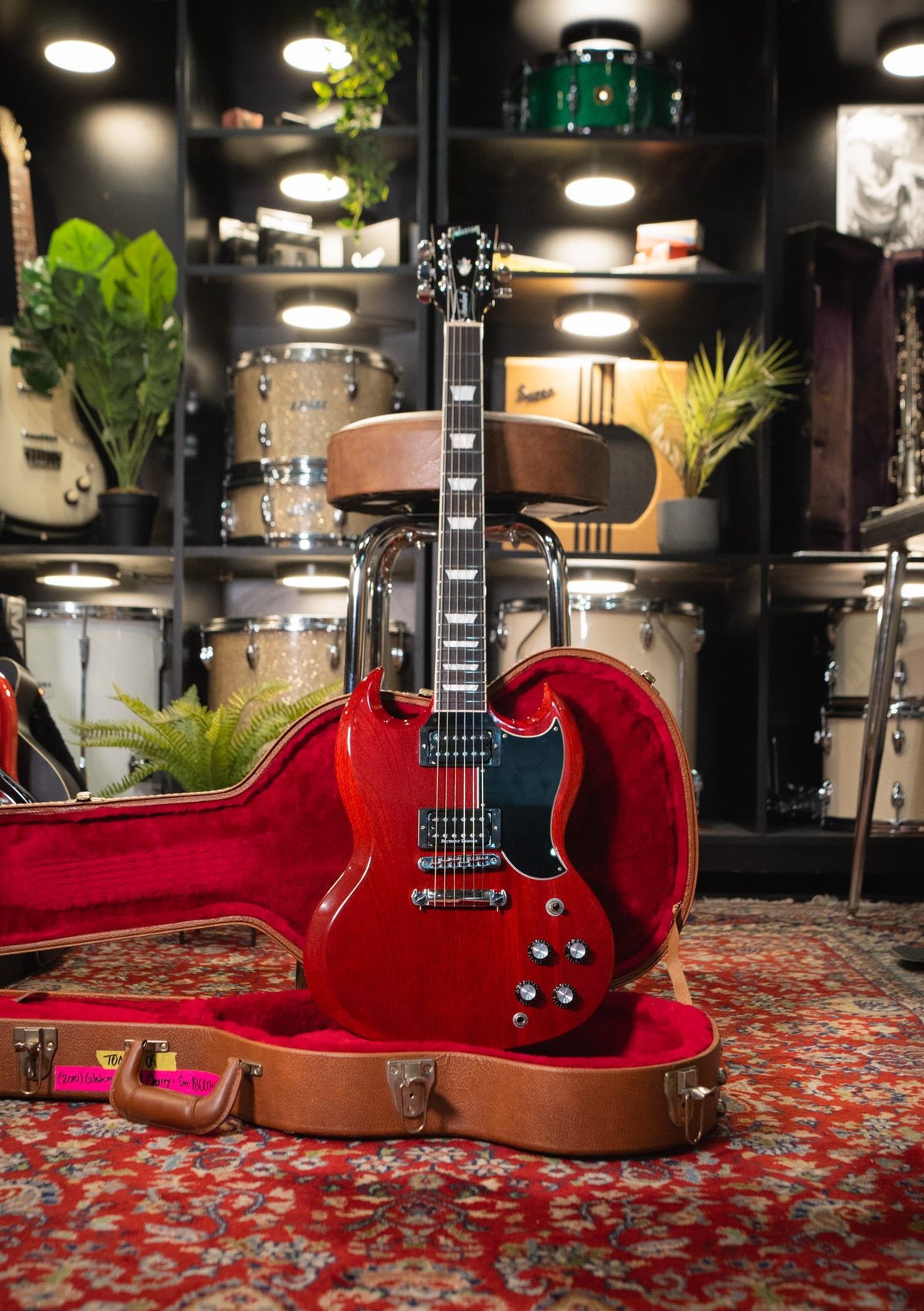 Gibson SG 61' Standard Cherry usada año 2018 (incluye hardcase) - Guitarra eléctrica