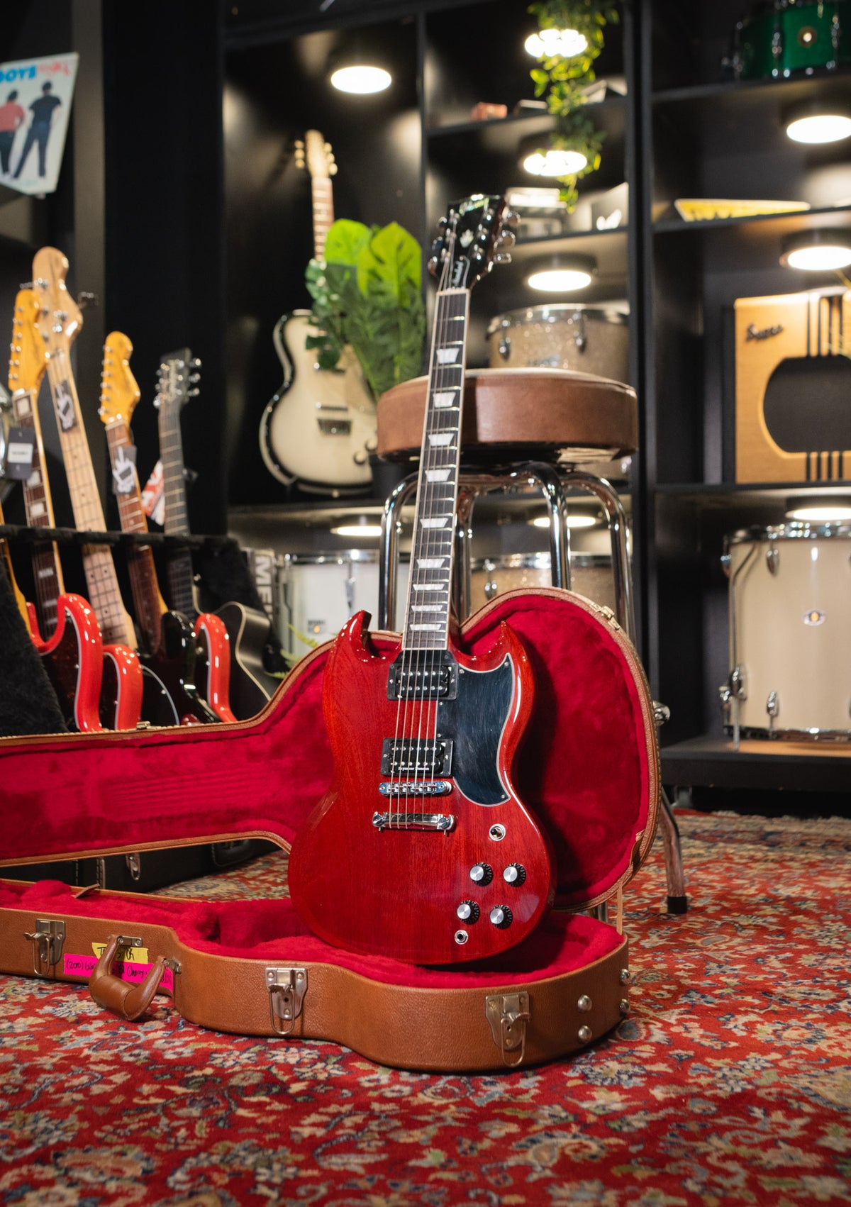 Gibson SG 61' Standard Cherry usada año 2018 (incluye hardcase) - Guitarra eléctrica