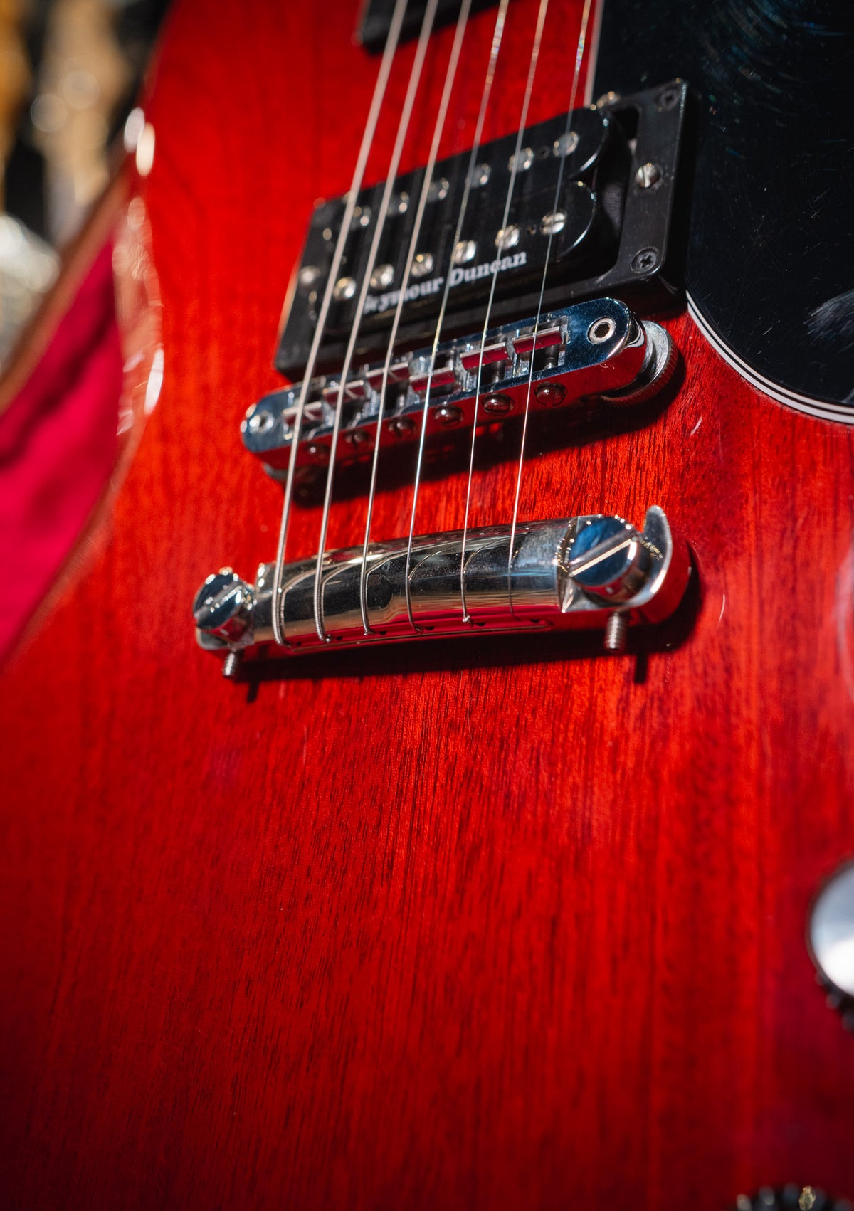 Gibson SG 61' Standard Cherry usada año 2018 (incluye hardcase) - Guitarra eléctrica