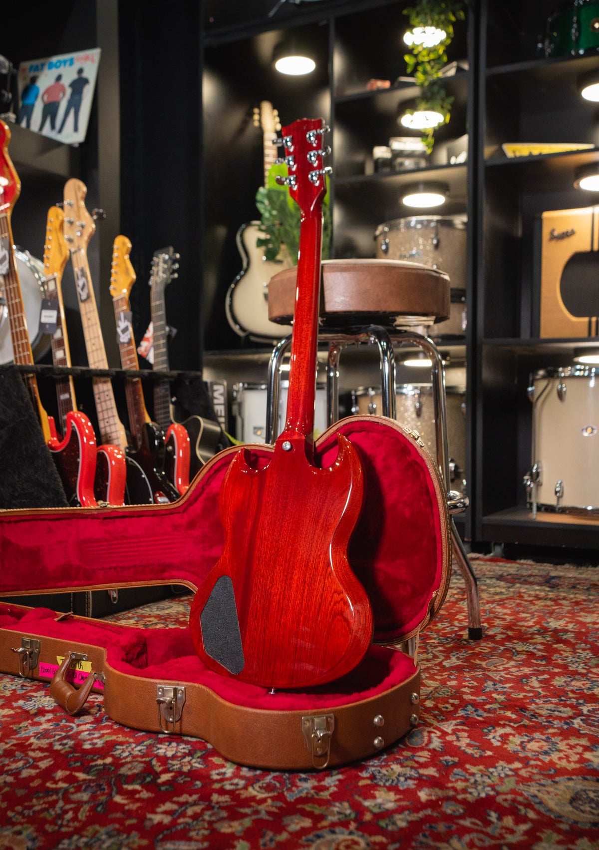 Gibson SG 61' Standard Cherry usada año 2018 (incluye hardcase) - Guitarra eléctrica