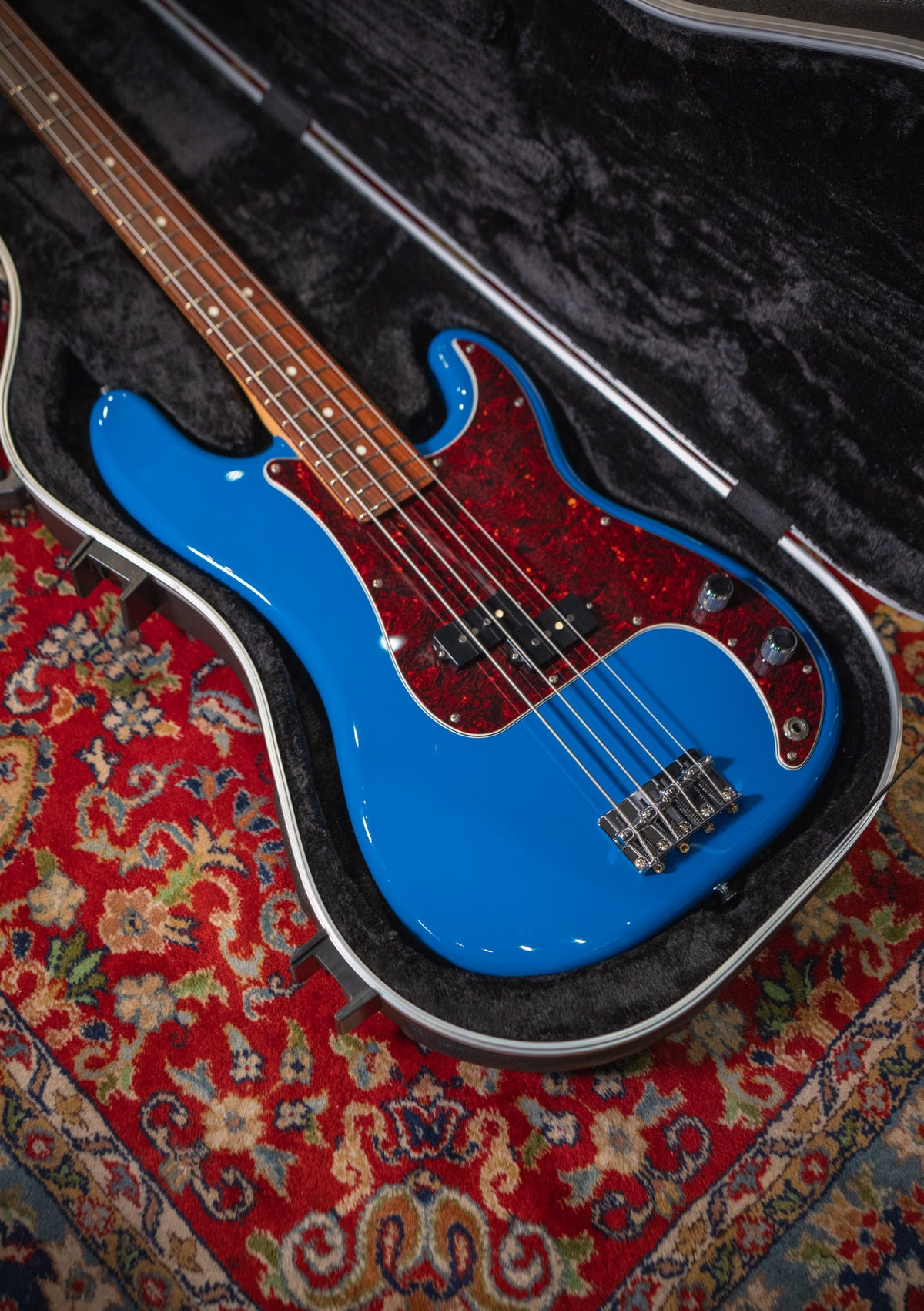 Fender Hybrid II Precision Bass MIJ Forest Blue Japan Exclusive usado año 2023 (incluye hardcase) - Bajo eléctrico