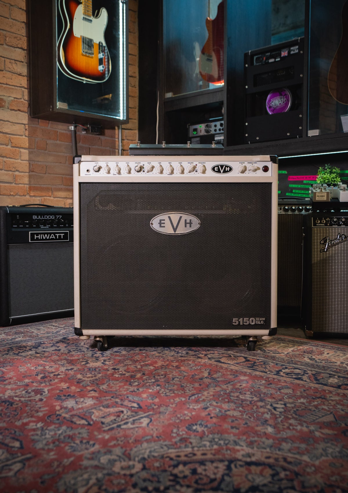 EVH 5150III 2x12 50 watts Tube Combo Ivory Made in USA usado - Amplificador de guitarra eléctrica