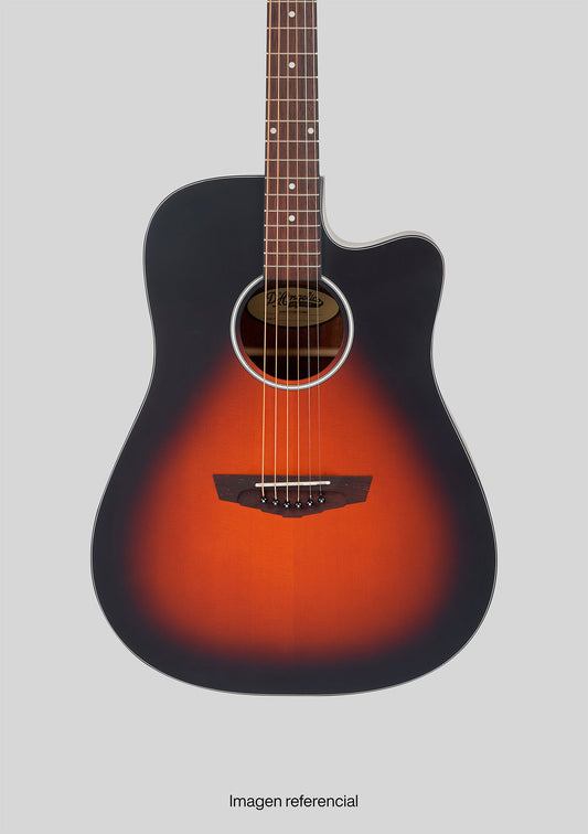 D'Angelico Premier Bowery LS Satin Vintage Sunburst - Guitarra electroacústica