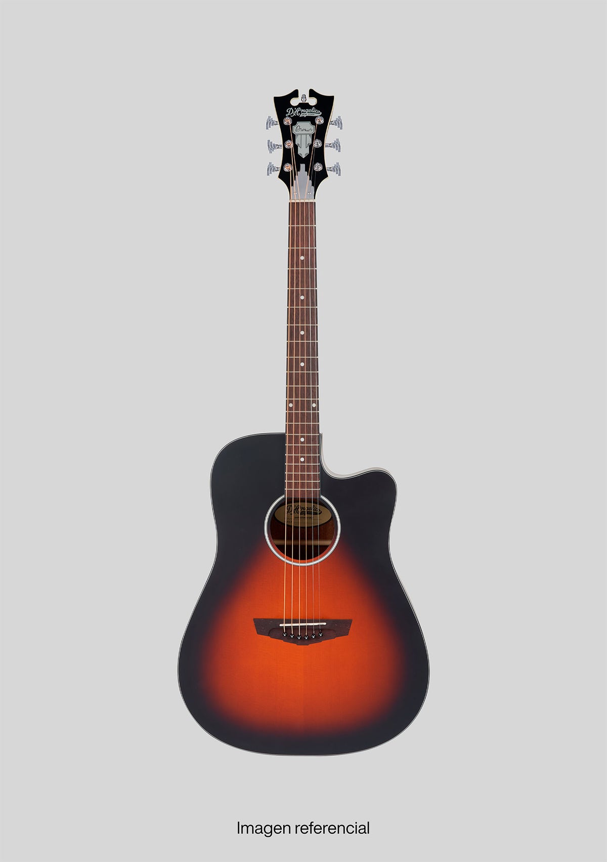 D'Angelico Premier Bowery LS Satin Vintage Sunburst - Guitarra electroacústica