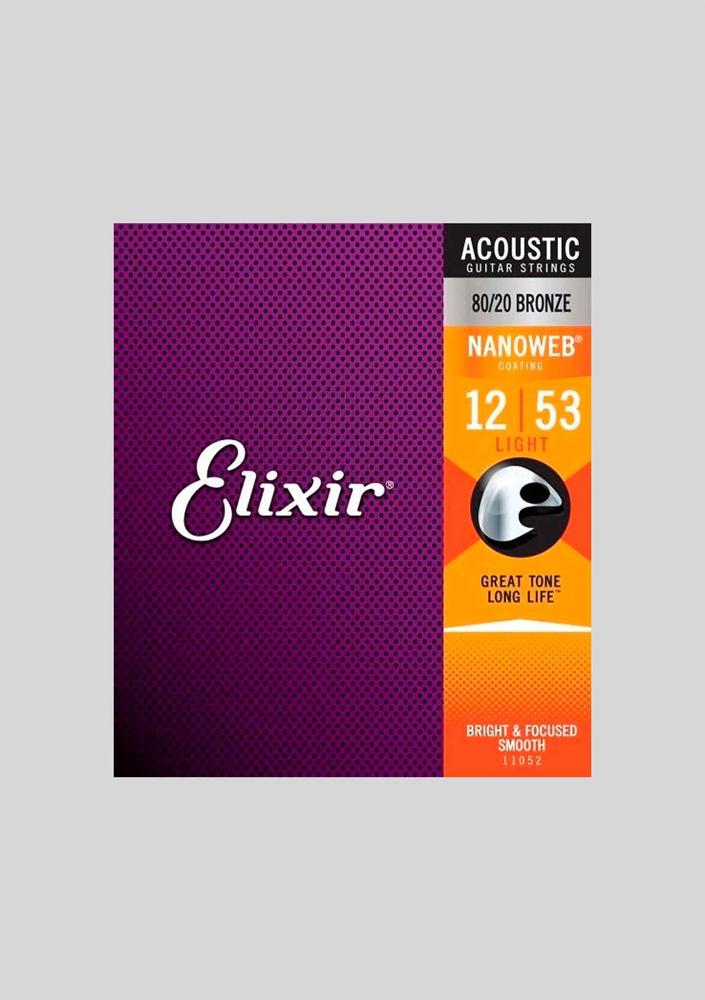 Cuerdas Guitarra Acústica Elixir Nanoweb Light 12-53