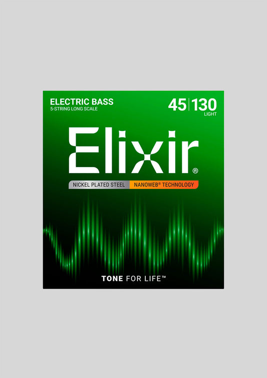 Cuerdas Bajo 5 Cuerdas Elixir Nanoweb