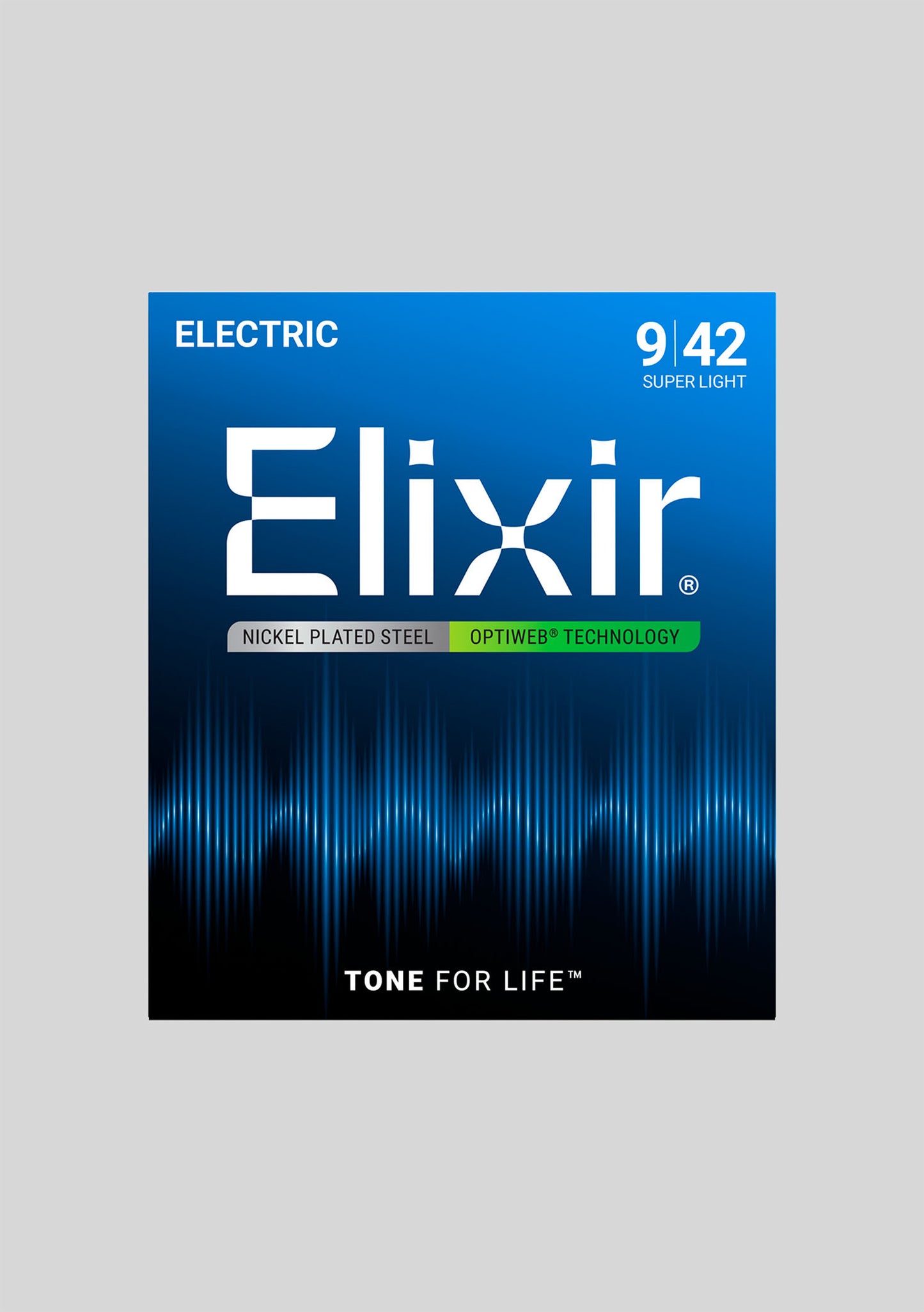 Cuerdas Guitarra Eléctrica Elixir Optiweb Super Light 9-42