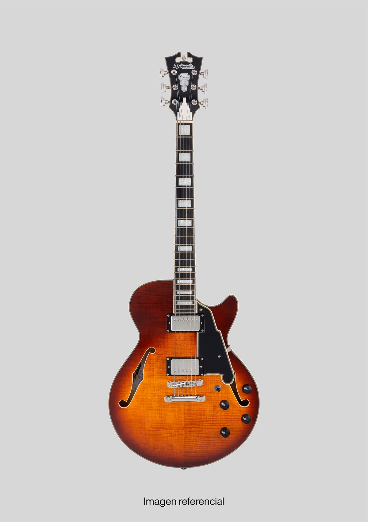 D'Angelico Premier SS - Dark Iced Tea Burst (incluye funda) - Guitarra eléctrica