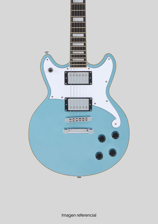 D'Angelico Premier Brighton - Ice Blue Metallic (incluye funda) - Guitarra eléctrica