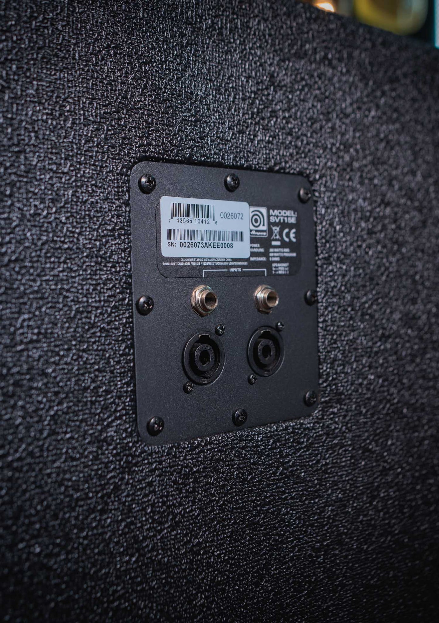 Ampeg SVT-15E 200 Watts 8 Ohms  Clásico semi nuevo - Amplificadores