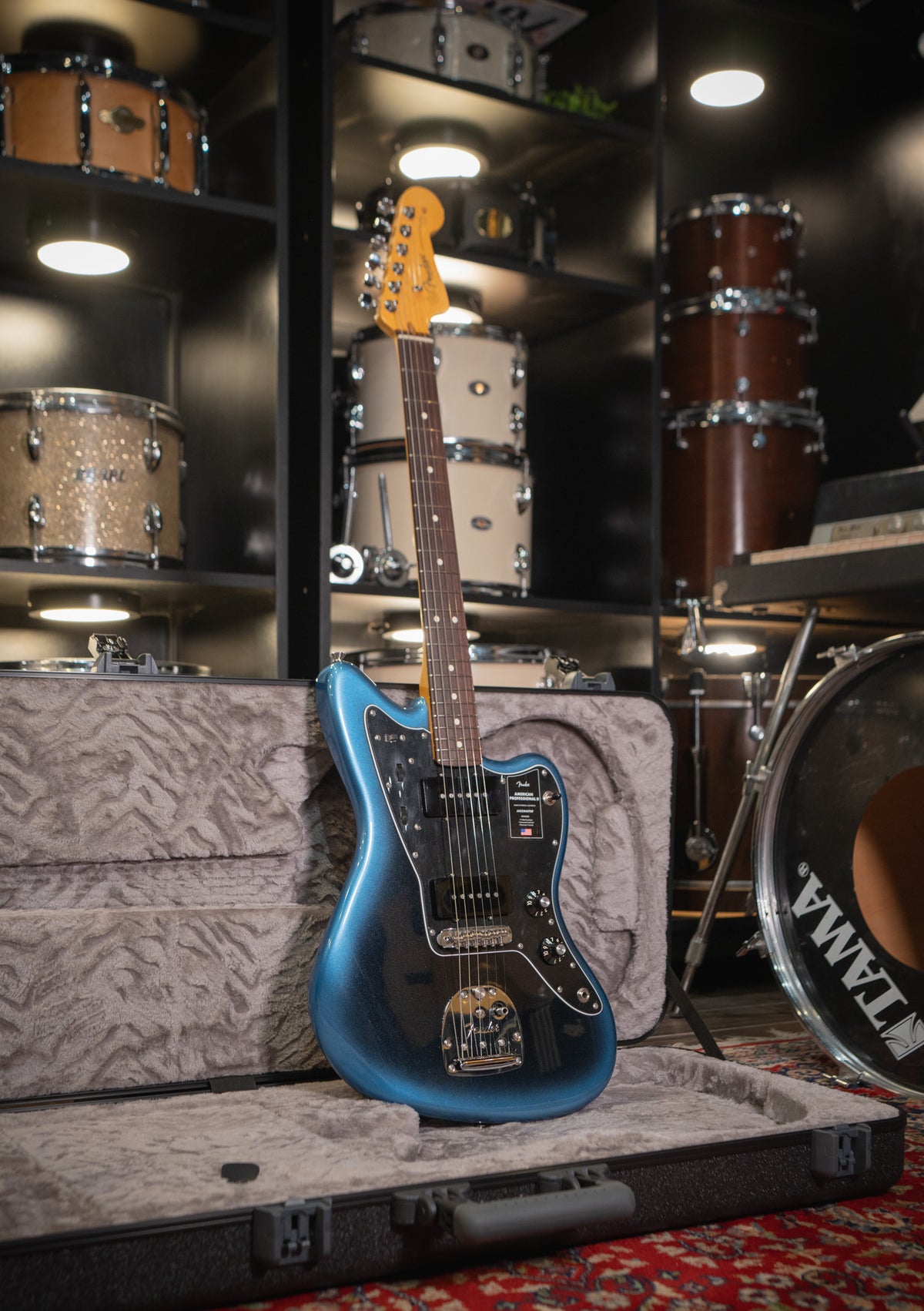 Fender American Professional II Jazzmaster Dark Night - Guitarra eléctrica