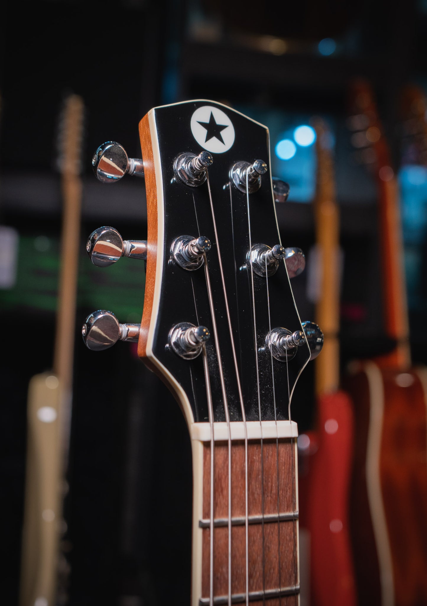 Blackstar Carry-on Deluxe guitarra de viaje Black usado (incluye funda) - Guitarra eléctrica