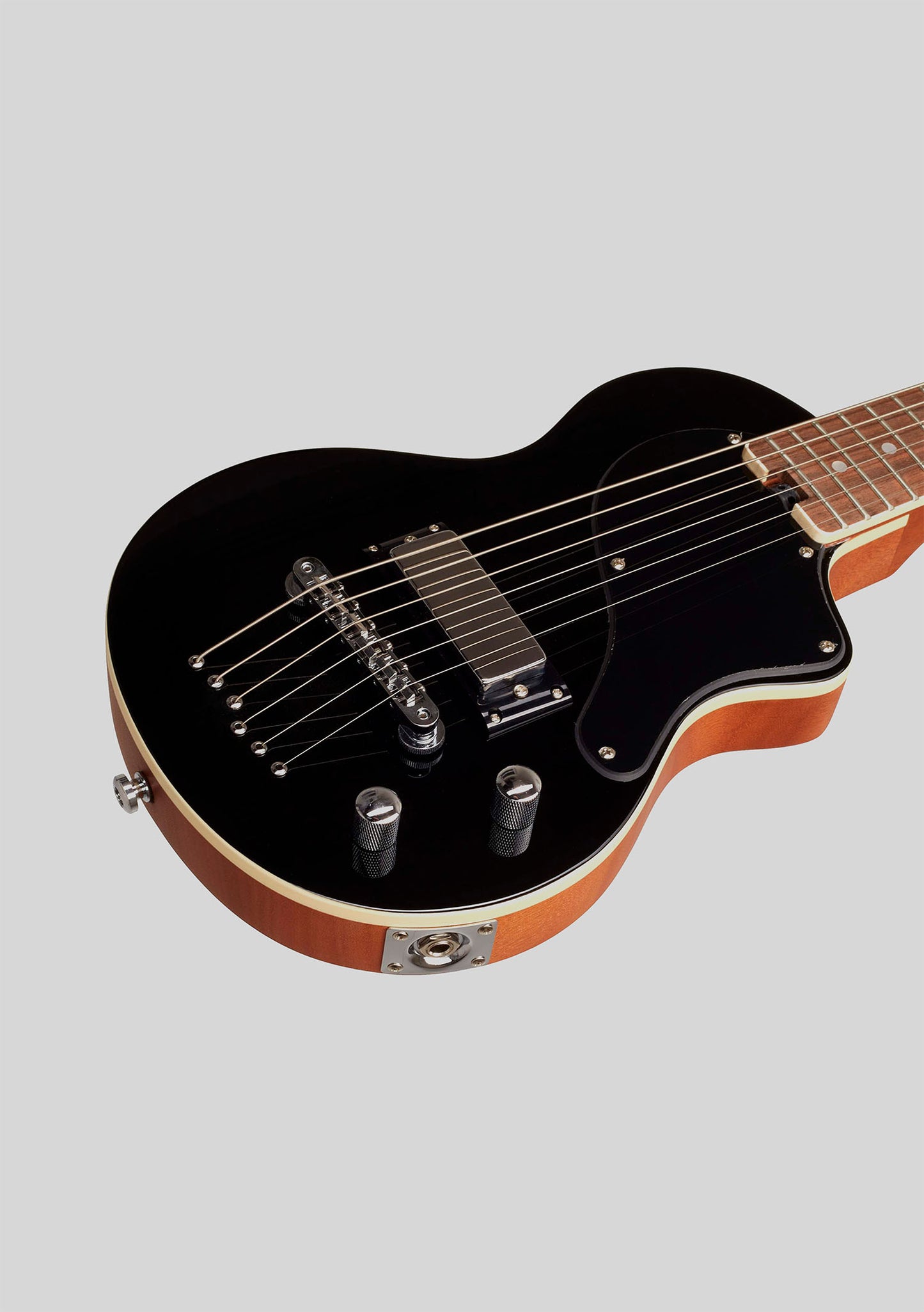 Blackstar Carry-on Deluxe guitarra de viaje Black usado (incluye funda) - Guitarra eléctrica