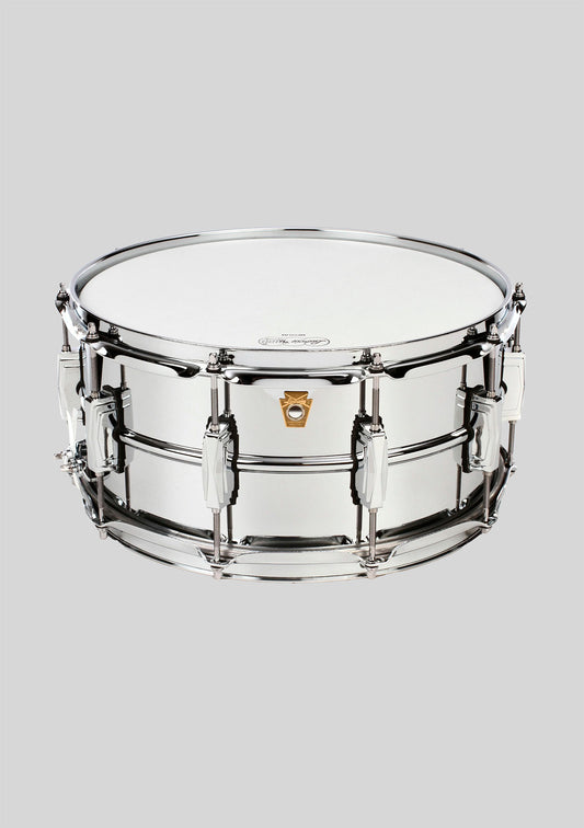Caja Ludwig Supraphonic LM402 - 6.5 inches x 14 inches, Chrome