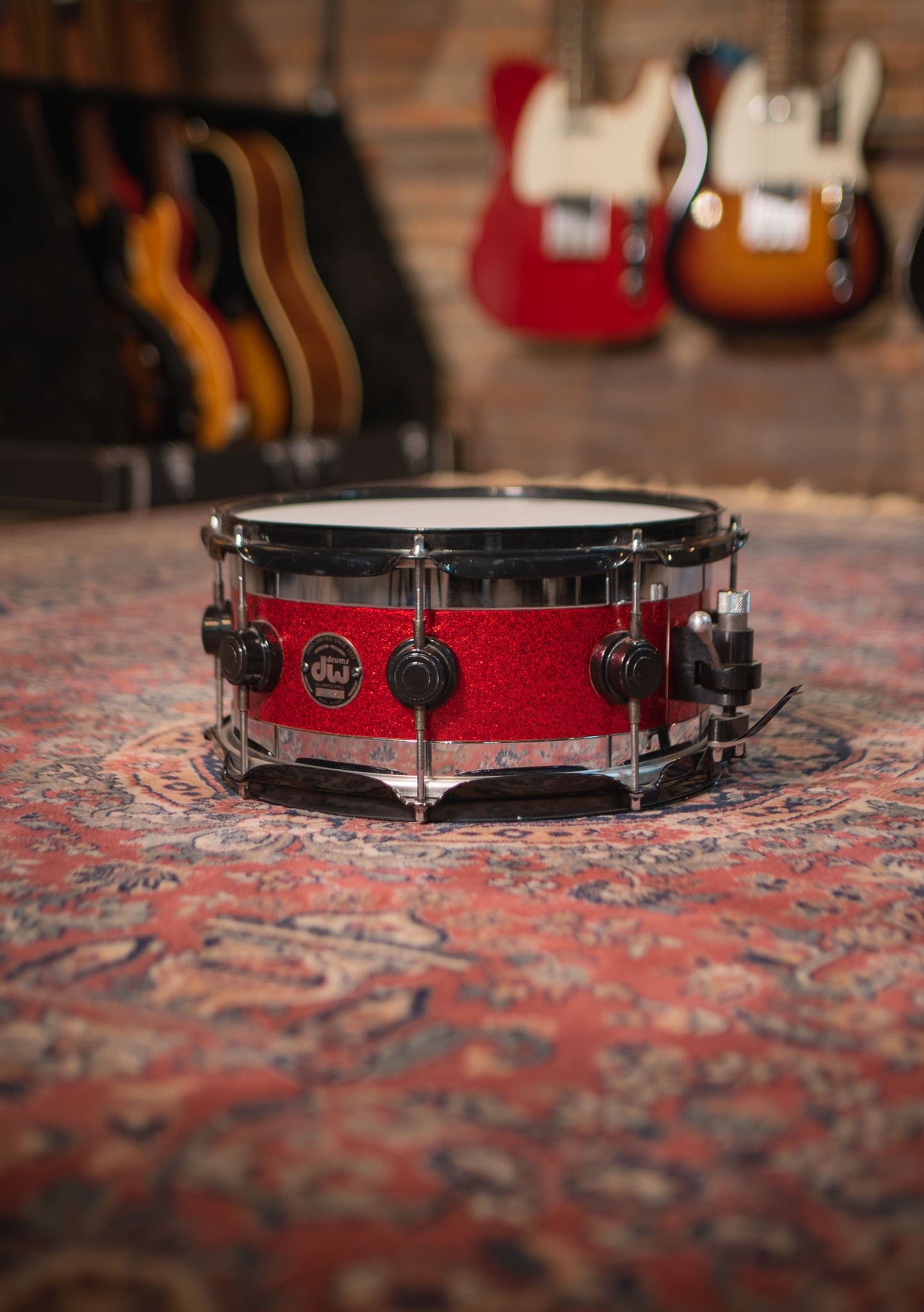 Caja DW Edge series maple shell 12x6.5 usada made in USA