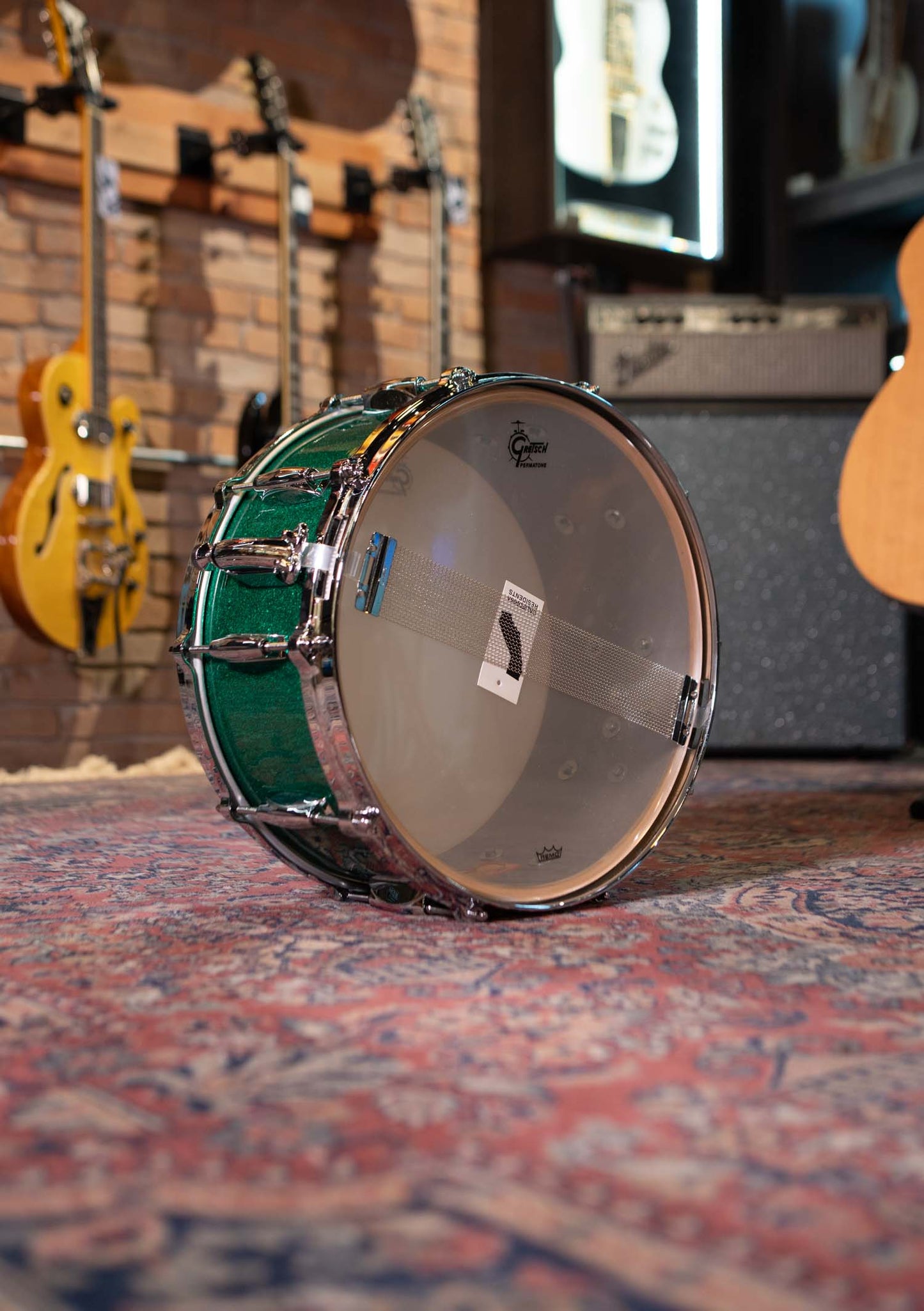Caja Gretsch USA Custom 14x6.5 Ridgeland Green Sparkle GRNT6514S1CLXT011