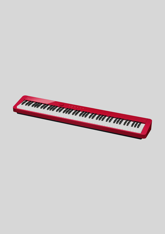 Casio Privia PX-S1100 RDC2 88 teclas contrapesadas, color rojo - Piano Digital
