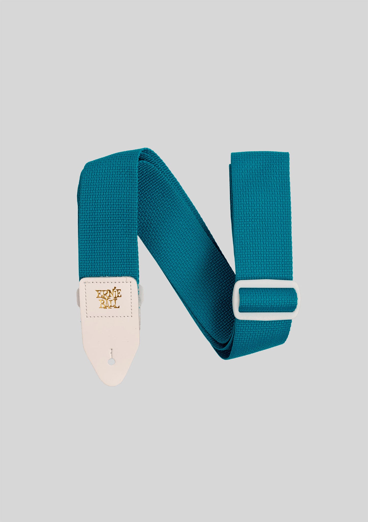 Correa guitarra o bajo Ernie Ball Teal & White Polypro P05349
