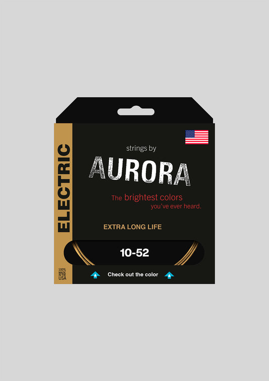 Cuerda Guitarra Eléctrica Aurora 10-52 Gold