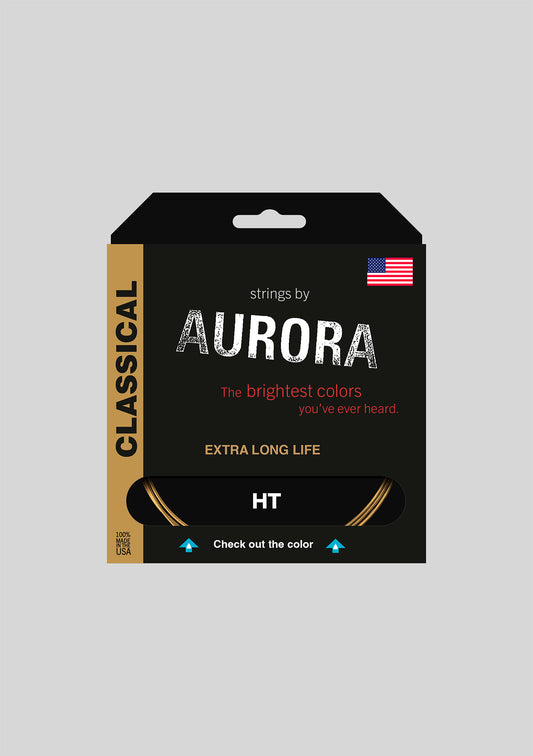 Cuerda Nylon Guitarra Clásica Aurora Heavy Tension HT Gold