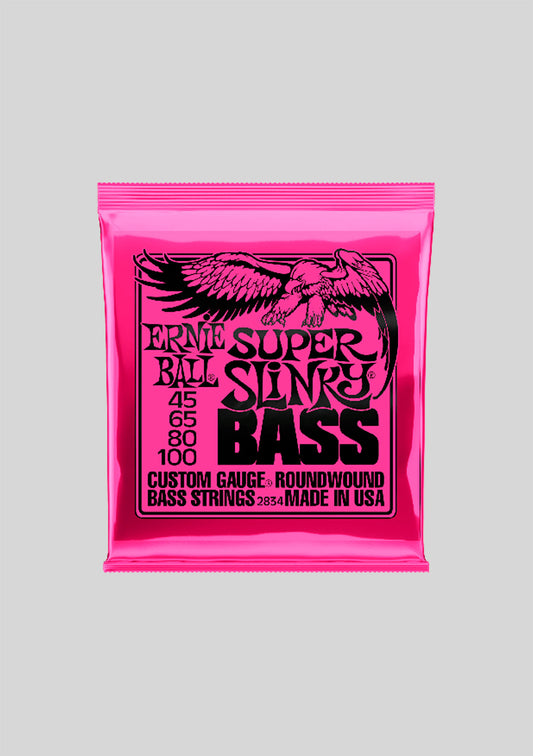 Cuerdas de bajo Ernie Ball SUPER SLINKY 45-100 (4 cuerdas)