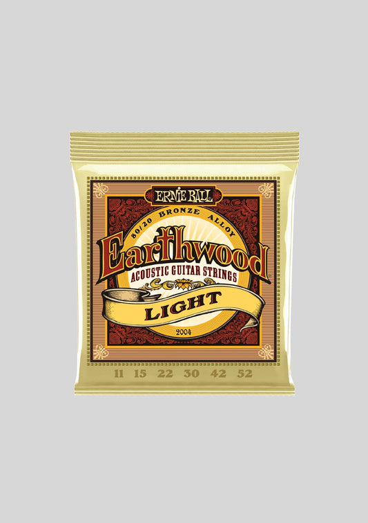 Cuerdas guitarra acústica Ernie Ball Earthwood Light 11-52 Bronze P02004