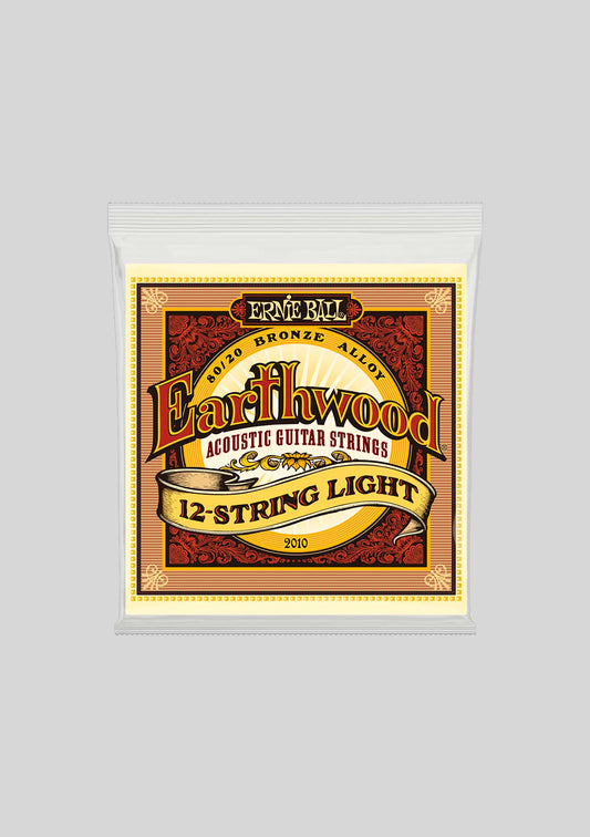 Cuerdas guitarra acústica Ernie Ball Earthwood Light 80/20 Bronze 9-46 (12 cuerdas) P02010