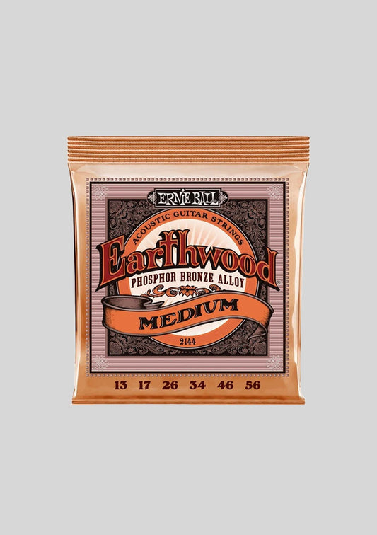Cuerdas guitarra acústica Ernie Ball Earthwood Phosphore Bronze Medium 13-56  P02144