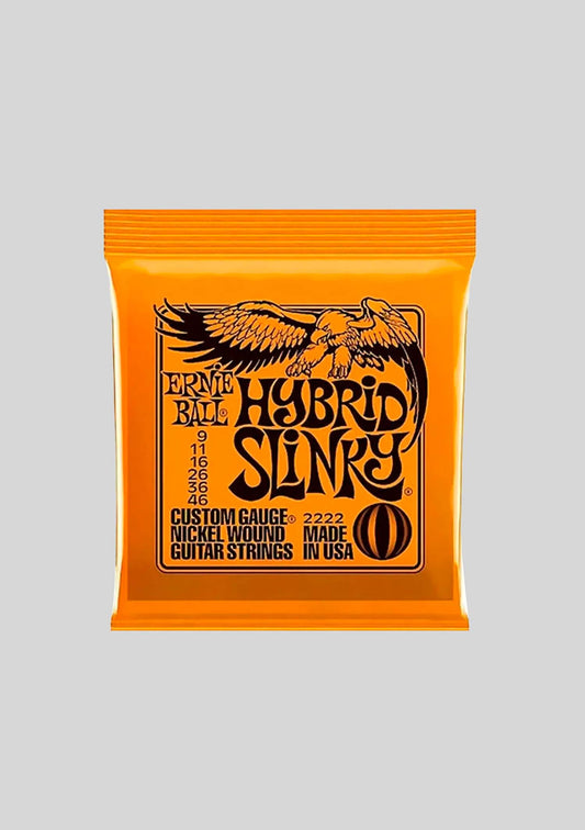 Cuerdas guitarra eléctrica Ernie Ball Hybrid Slinky 9-46  P02222