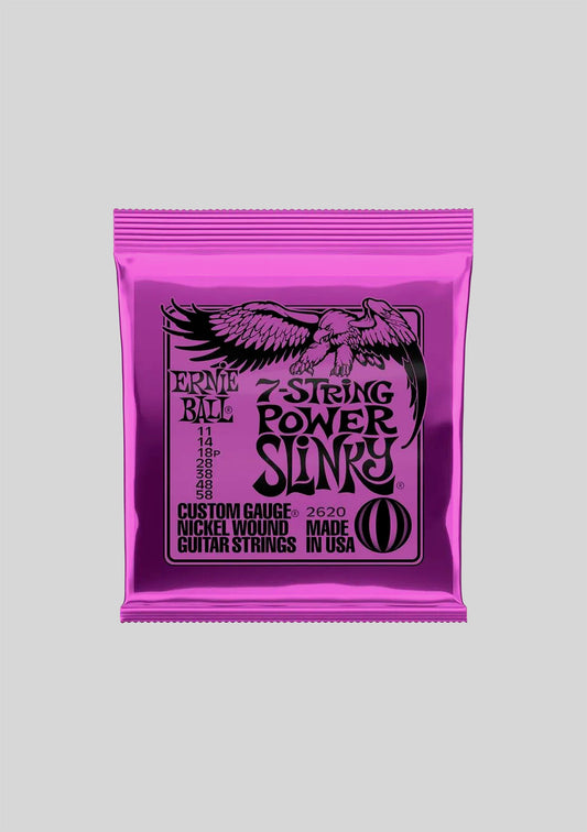 Cuerdas guitarra eléctrica  Ernie Ball Magnum Slinky 11-58 (7 cuerdas)  P02621