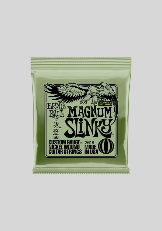 Cuerdas guitarra eléctrica Ernie Ball Magnum Slinky 12-56  P02619
