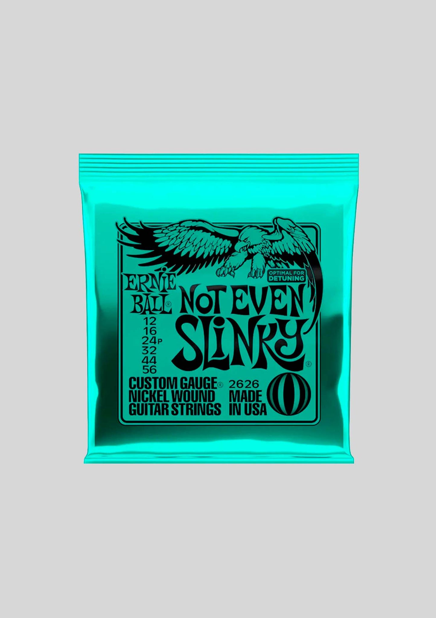 Cuerdas guitarra eléctrica Ernie Ball Not Even Slinky 12-56  P02626