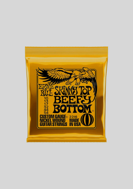 Cuerdas guitarra eléctrica Ernie Ball Skinny Top Beefy Bottom Slinky 10-54 P02216