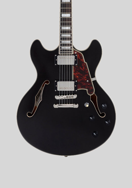 D'Angelico Premier DC - Black Flake (incluye funda) - Guitarra eléctrica