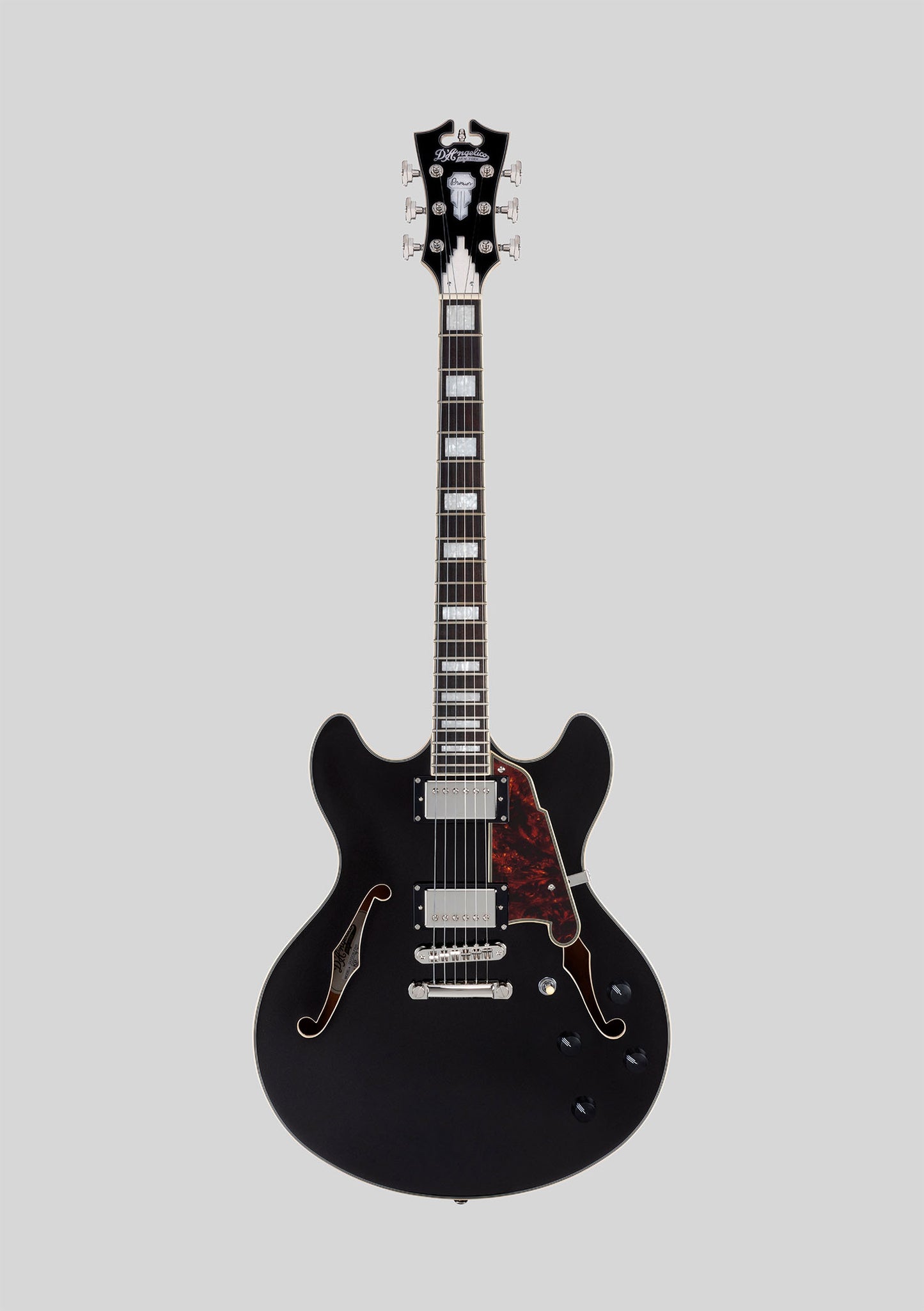 D'Angelico Premier DC - Black Flake (incluye funda) - Guitarra eléctrica