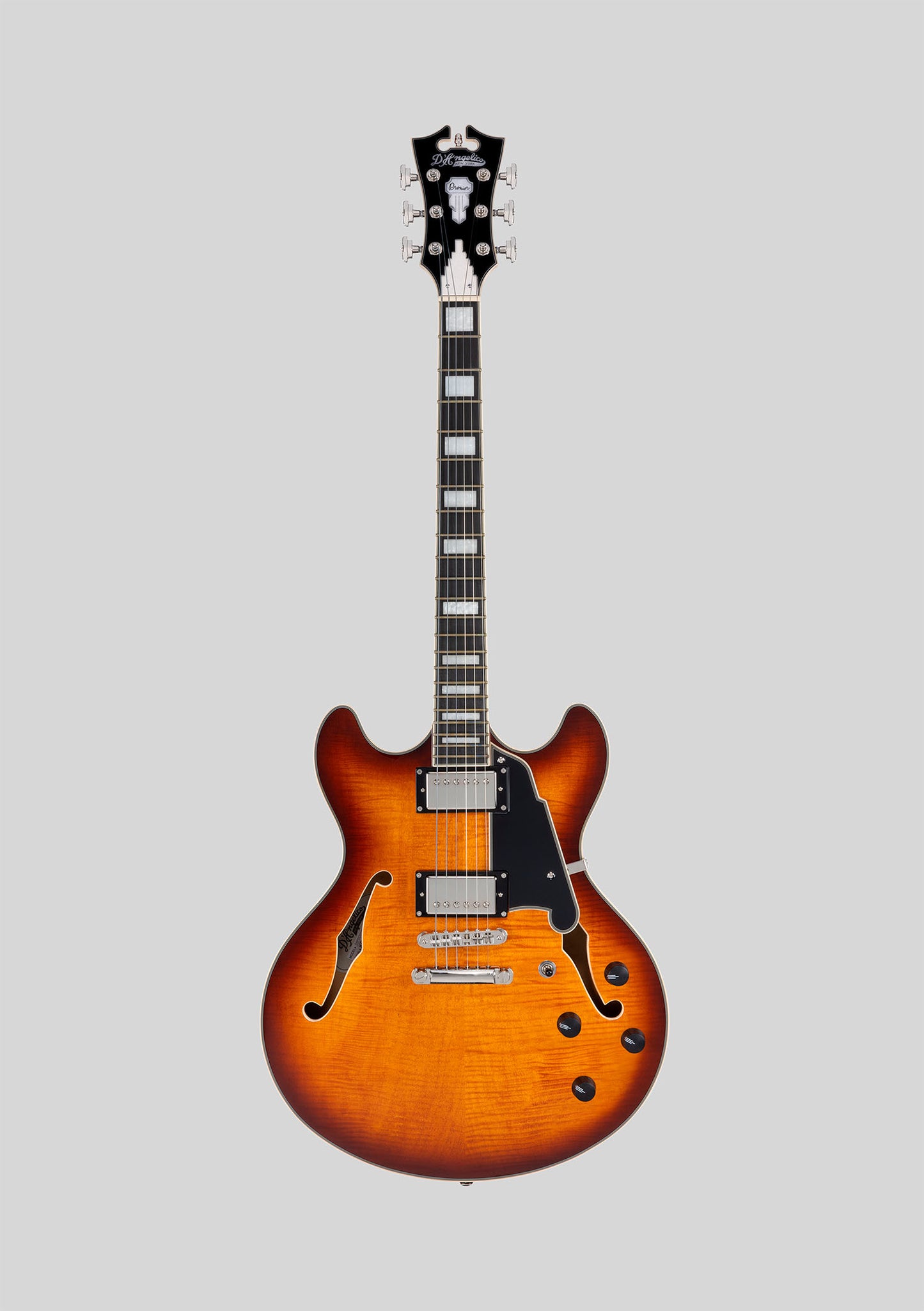 D'Angelico Premier DC - Dark Iced Tea Burst (incluye funda) - Guitarra eléctrica