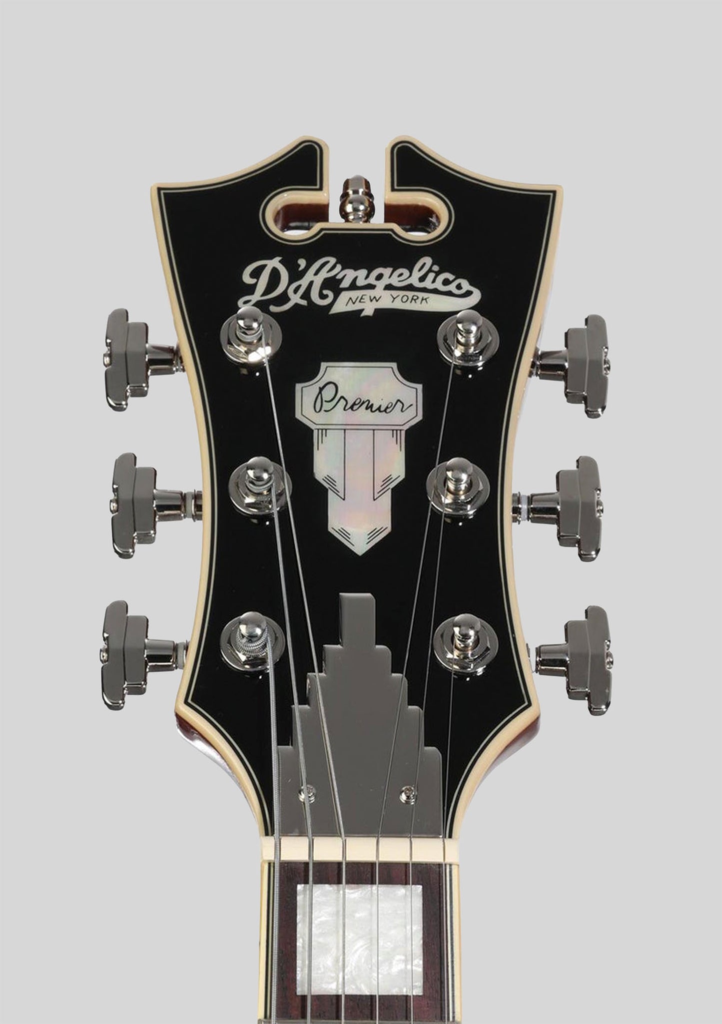 D'Angelico Premier DC - Black Flake (incluye funda) - Guitarra eléctrica